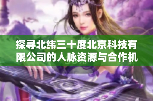 探寻北纬三十度北京科技有限公司的人脉资源与合作机会