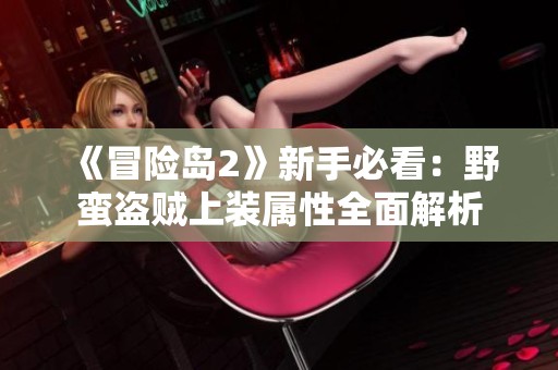《冒险岛2》新手必看：野蛮盗贼上装属性全面解析