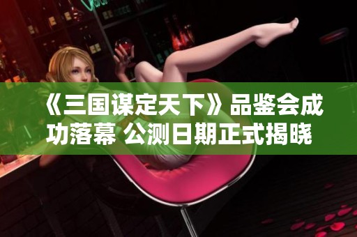 《三国谋定天下》品鉴会成功落幕 公测日期正式揭晓