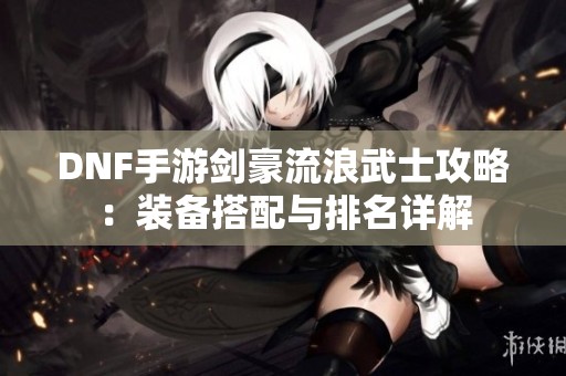 DNF手游剑豪流浪武士攻略：装备搭配与排名详解