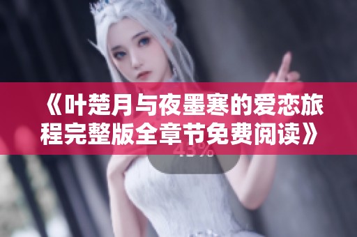 《叶楚月与夜墨寒的爱恋旅程完整版全章节免费阅读》