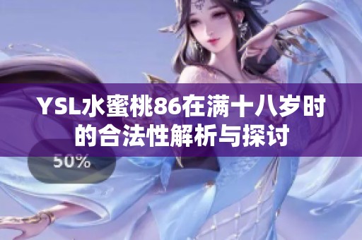 YSL水蜜桃86在满十八岁时的合法性解析与探讨