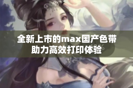 全新上市的max国产色带助力高效打印体验