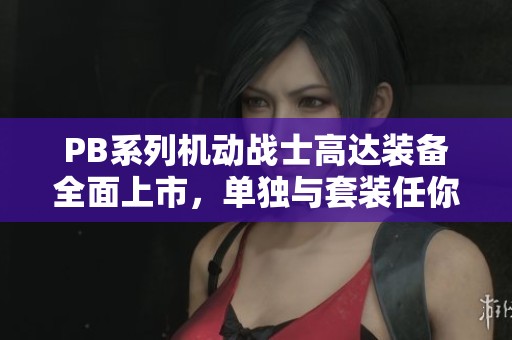 PB系列机动战士高达装备全面上市，单独与套装任你选择