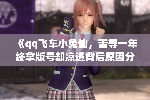 《qq飞车小兔仙，苦等一年终拿版号却凉透背后原因分析》