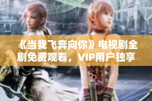 《当我飞奔向你》电视剧全剧免费观看，VIP用户独享精彩内容！