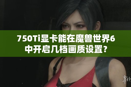 750Ti显卡能在魔兽世界6中开启几档画质设置？