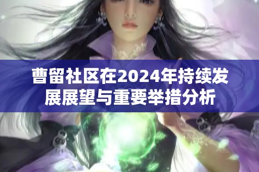 曹留社区在2024年持续发展展望与重要举措分析