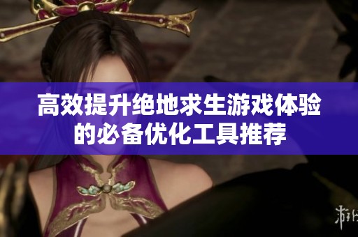 高效提升绝地求生游戏体验的必备优化工具推荐