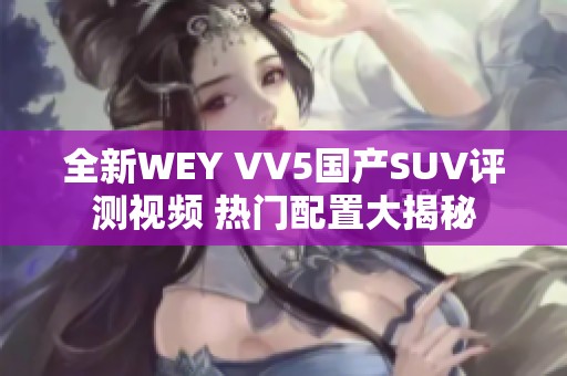 全新WEY VV5国产SUV评测视频 热门配置大揭秘
