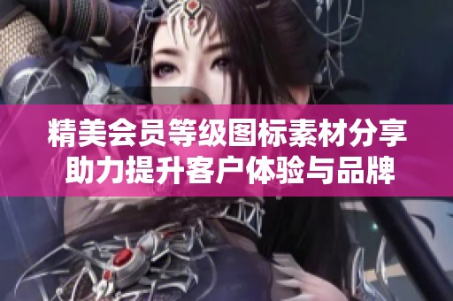 精美会员等级图标素材分享 助力提升客户体验与品牌形象