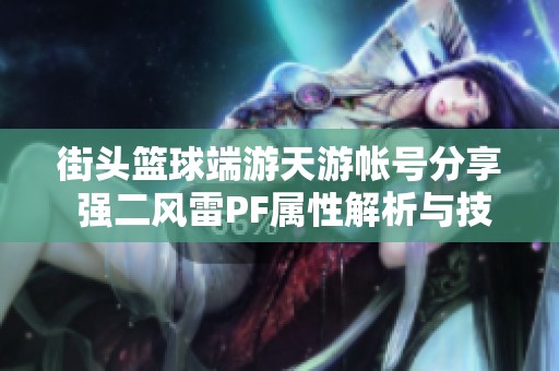 街头篮球端游天游帐号分享 强二风雷PF属性解析与技巧足彩