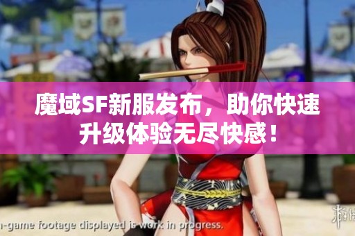 魔域SF新服发布，助你快速升级体验无尽快感！