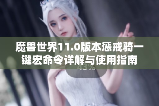 魔兽世界11.0版本惩戒骑一键宏命令详解与使用指南