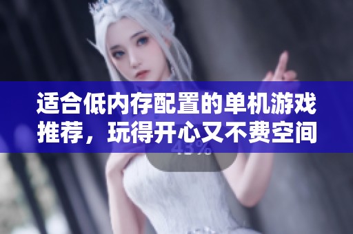 适合低内存配置的单机游戏推荐，玩得开心又不费空间