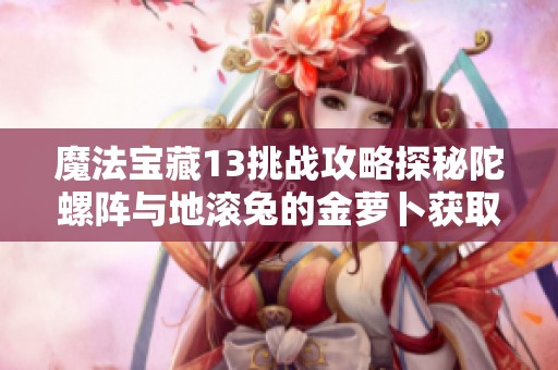 魔法宝藏13挑战攻略探秘陀螺阵与地滚兔的金萝卜获取技巧