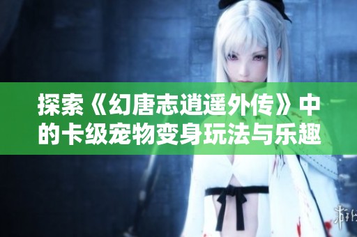 探索《幻唐志逍遥外传》中的卡级宠物变身玩法与乐趣