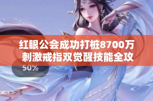 红眼公会成功打桩8700万 刺激戒指双觉醒技能全攻略