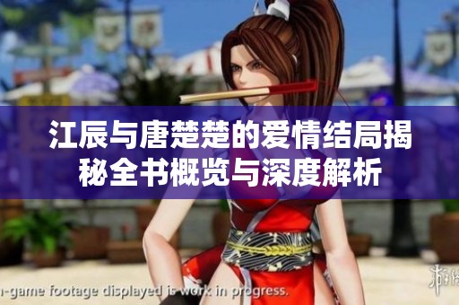 江辰与唐楚楚的爱情结局揭秘全书概览与深度解析