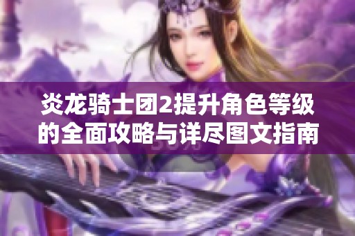 炎龙骑士团2提升角色等级的全面攻略与详尽图文指南