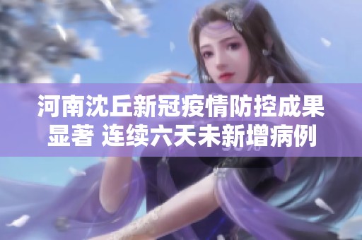 河南沈丘新冠疫情防控成果显著 连续六天未新增病例