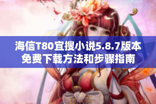 海信T80宜搜小说5.8.7版本免费下载方法和步骤指南