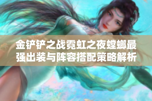 金铲铲之战霓虹之夜螳螂最强出装与阵容搭配策略解析