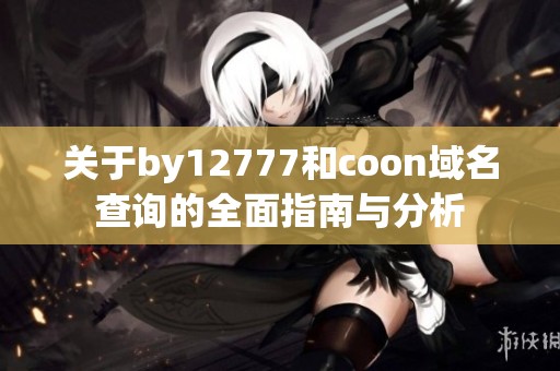 关于by12777和coon域名查询的全面指南与分析