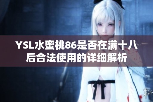 YSL水蜜桃86是否在满十八后合法使用的详细解析