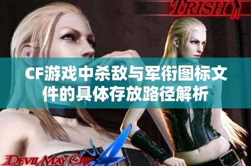 CF游戏中杀敌与军衔图标文件的具体存放路径解析