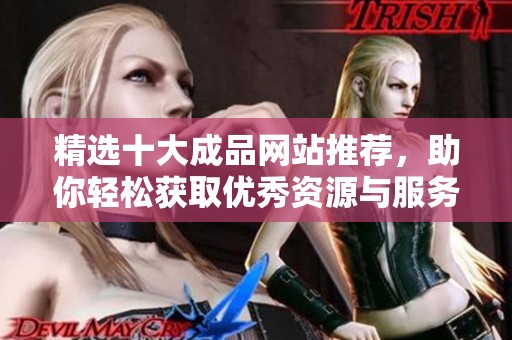 精选十大成品网站推荐，助你轻松获取优秀资源与服务