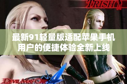 最新91轻量版适配苹果手机用户的便捷体验全新上线