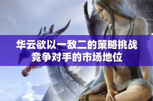 华云欲以一敌二的策略挑战竞争对手的市场地位