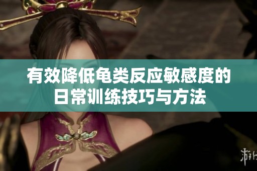 有效降低龟类反应敏感度的日常训练技巧与方法