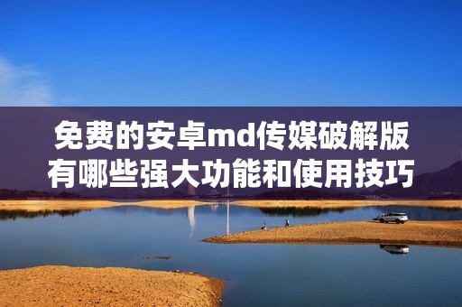 免费的安卓md传媒破解版有哪些强大功能和使用技巧
