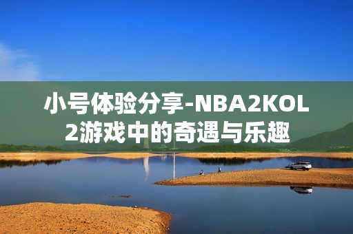 小号体验分享-NBA2KOL2游戏中的奇遇与乐趣