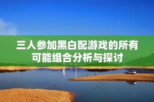 三人参加黑白配游戏的所有可能组合分析与探讨