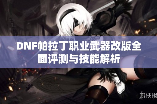 DNF帕拉丁职业武器改版全面评测与技能解析