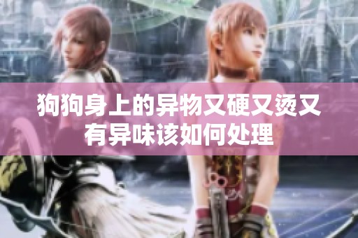 狗狗身上的异物又硬又烫又有异味该如何处理