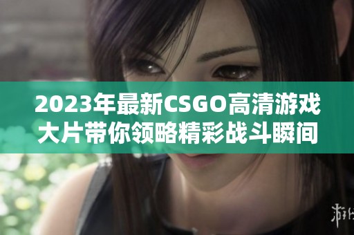 2023年最新CSGO高清游戏大片带你领略精彩战斗瞬间