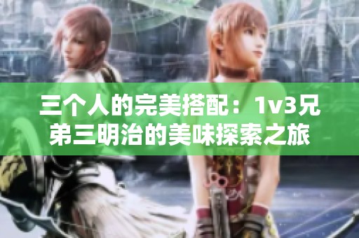 三个人的完美搭配：1v3兄弟三明治的美味探索之旅