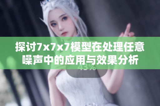 探讨7x7x7模型在处理任意噪声中的应用与效果分析