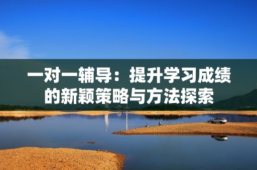 一对一辅导：提升学习成绩的新颖策略与方法探索