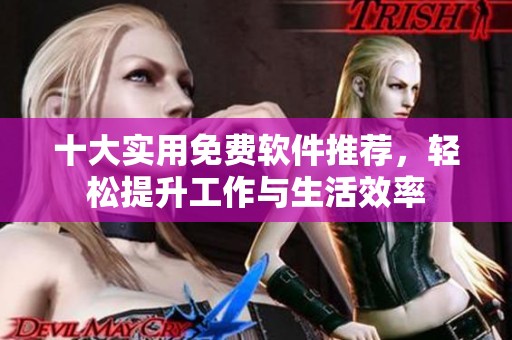 十大实用免费软件推荐，轻松提升工作与生活效率