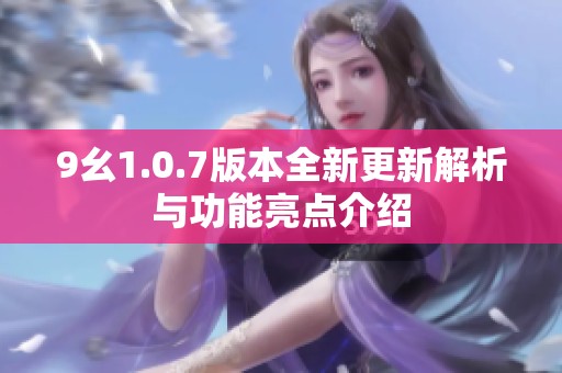 9幺1.0.7版本全新更新解析与功能亮点介绍