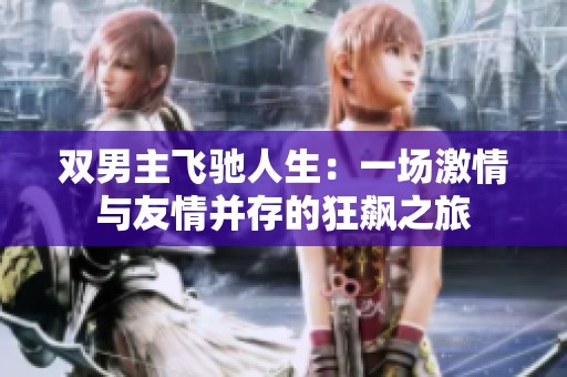 双男主飞驰人生：一场激情与友情并存的狂飙之旅