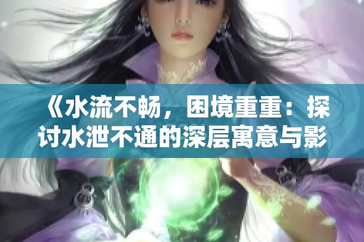 《水流不畅，困境重重：探讨水泄不通的深层寓意与影响》