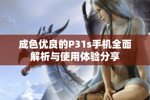 成色优良的P31s手机全面解析与使用体验分享