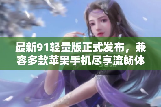 最新91轻量版正式发布，兼容多款苹果手机尽享流畅体验