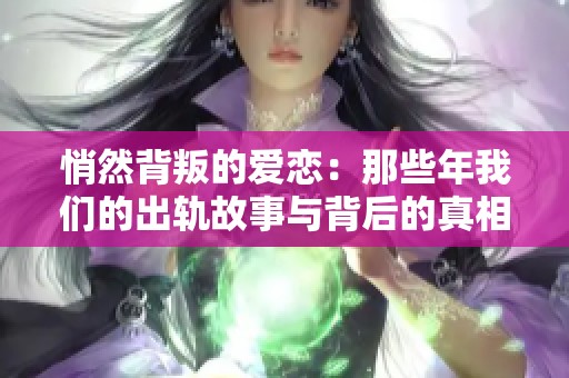 悄然背叛的爱恋：那些年我们的出轨故事与背后的真相